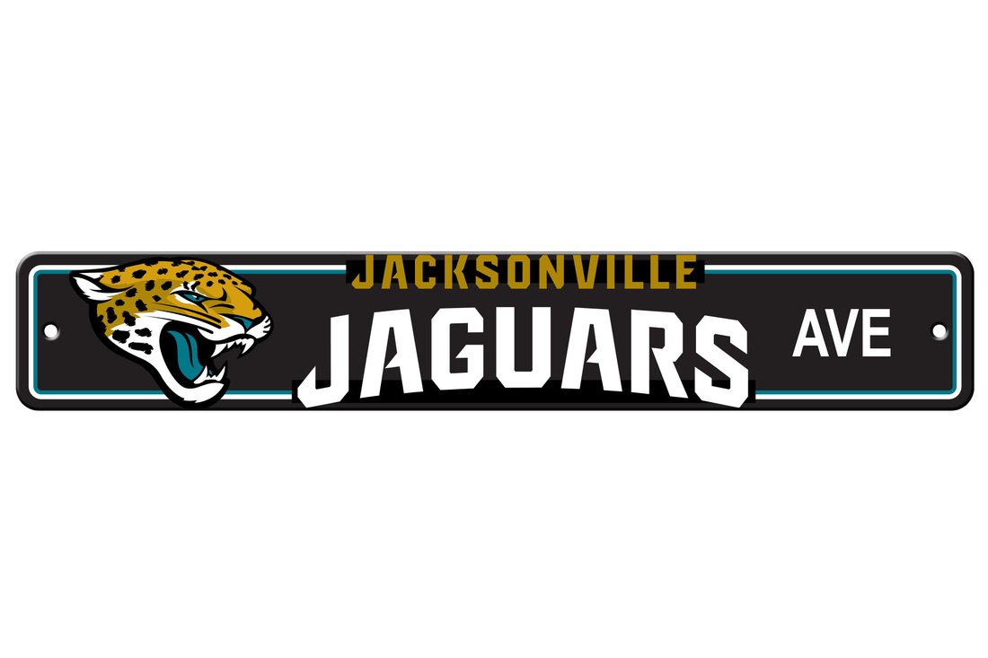 NFL Jacksonville Jaguars Street Sign