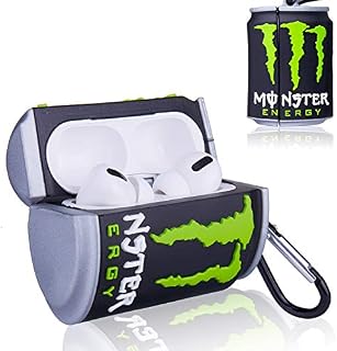 DUANJIN Case for Airpod Pro 2019/Pro 2 Gen 2022 Cute Soft Silicone Fun Cartoon Cover Protective Skin for AirPods Pro Shell Cool Funny Drink for Air Pods Pro Cases Keychain, Boys Kids Teens Magic Claw