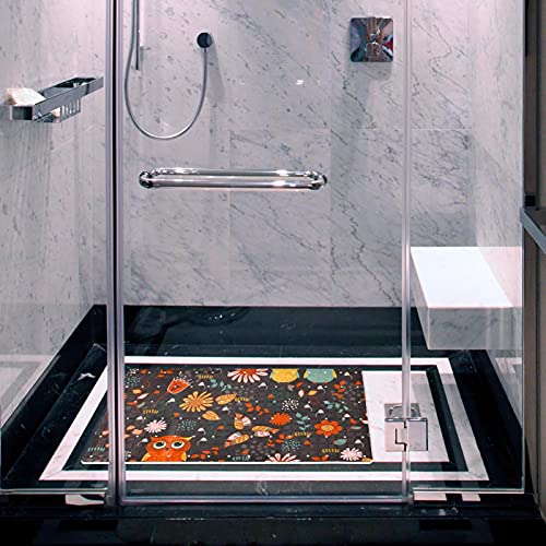 Alfombrillas antideslizantes para bañera de 45 x 27 cm con ventosas 6