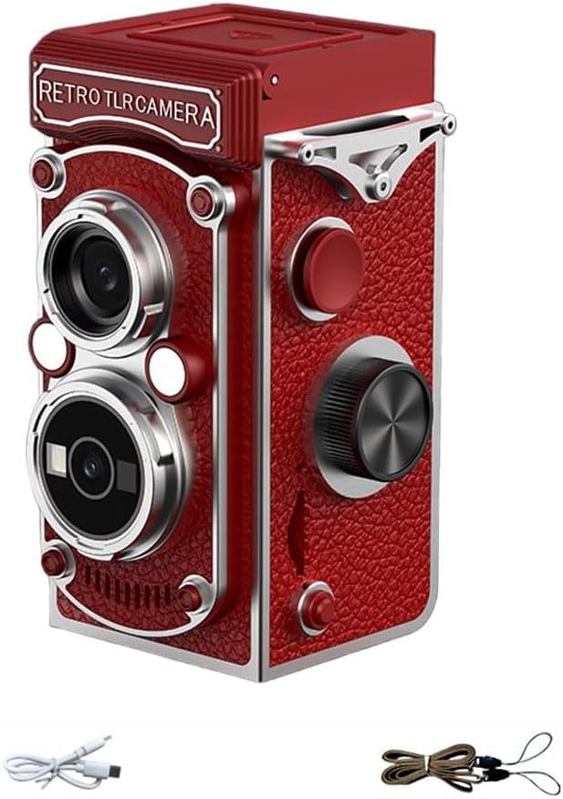 Cámara digital CCD retro para diarios de campus y vlogs portátiles sin complicaciones