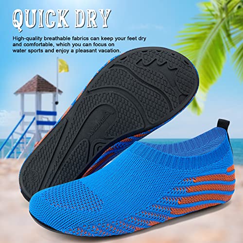 Image of ANLUKE Womens Mens Water Shoes Barefoot Quick-Dry Aqua Socks for Beach Swim Surf Water Sport