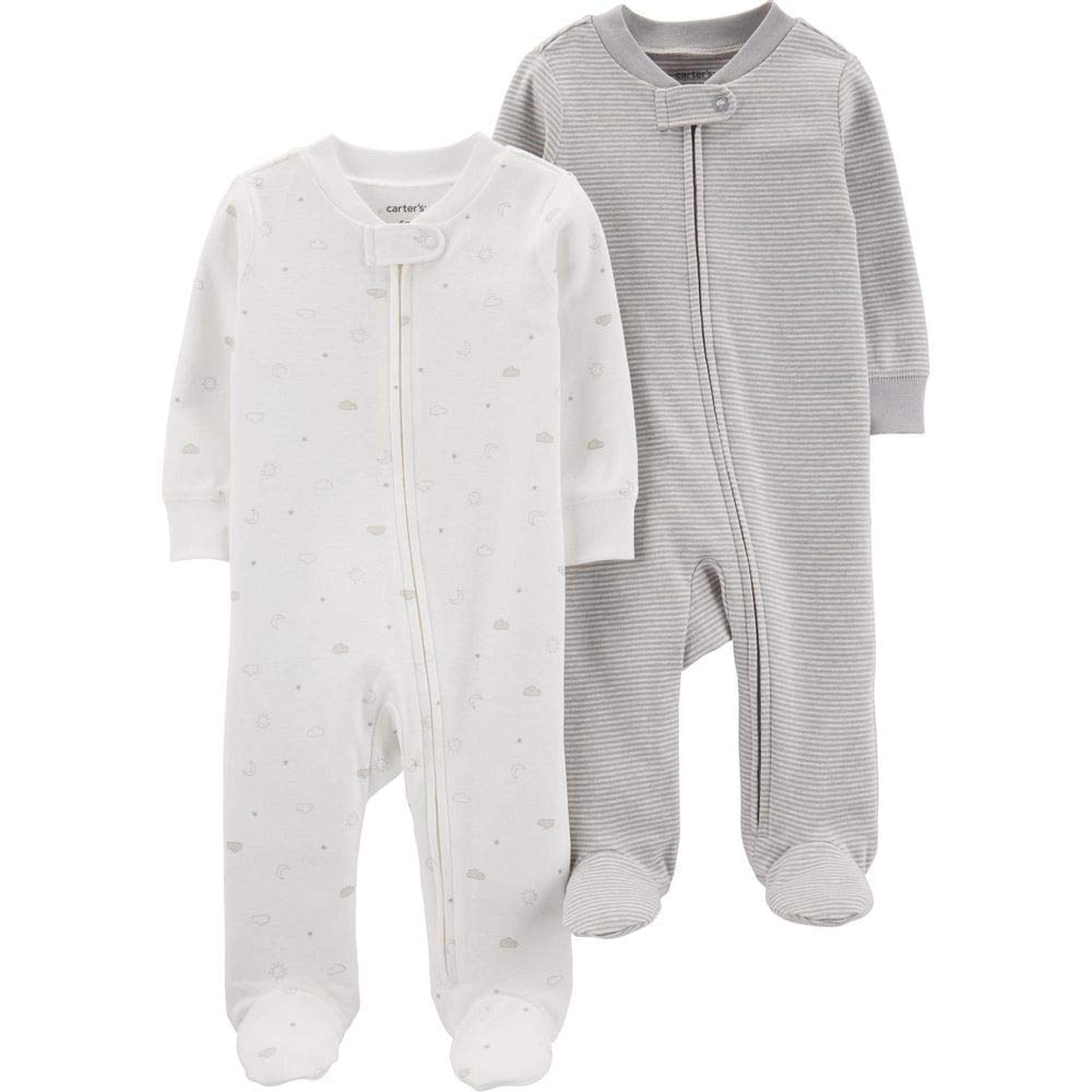 Carter's Baby Boys & Girls 2-Pk. Footed Cotton Coveralls