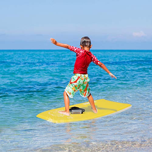 image for PEXMOR 41in Body Board, Lightweight Bodyboard with Premium Leash, EPS 