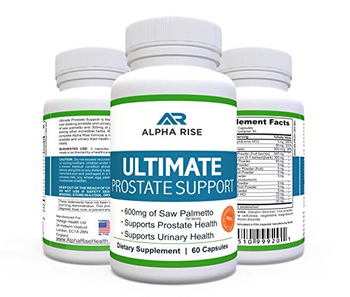 Ultimate Prostate Support - Saw Palmetto & Pygeum Supplement for Enlarged Prostatitis BPH