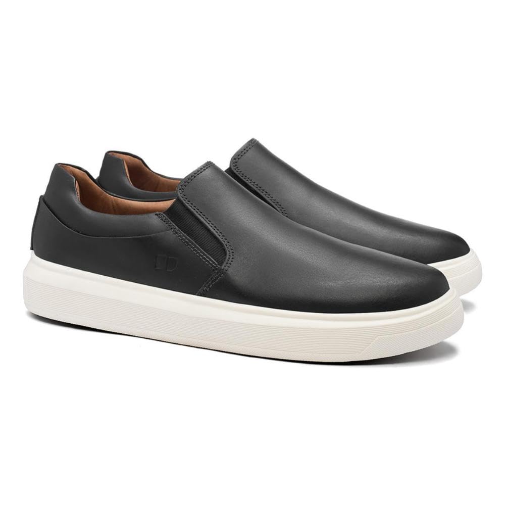 Tênis Slip On Masculino Casual Couro Plataforma em promoção! Veja a oferta e mais achadinhos de Tênis 2 Hoje é o melhor dia para comprar Tênis Slip On Masculino Casual Couro Plataforma com aquele preço maroto! Promoção! Aproveite a oferta! 2