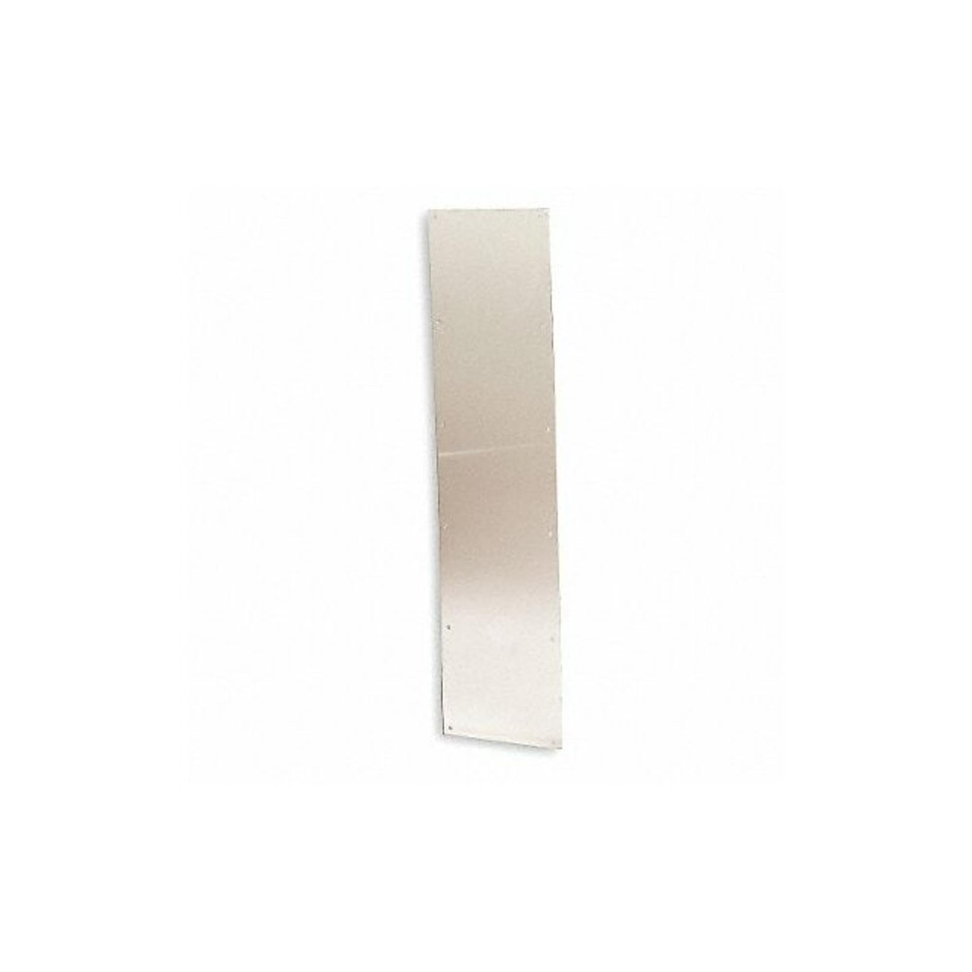 Door Protection Plate, 12Hx36W, Aluminum