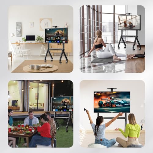 SYLVOX Outdoor TV 43 Pulgadas, 4K UHD QLED TV para Exteriores, 2000 Nits Google TV, Dolby Atmos, DVB-C/T2/S2, HEVC, IP55 Televisor de Exterior Resistente al Aguapara Jardín, Terraza, Piscina y Locales