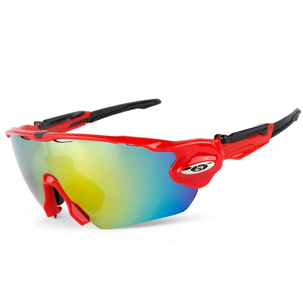 Occhiali da sole sportivi da bicicletta, 7 strati di protezione, per attività all'aria aperta, con protezione UV, per ciclismo, corsa, arrampicata, corsa, pesca, golf, beach volley e