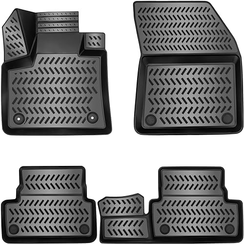 Tapis de sol caoutchouc Citroën C5 Aircross 2018-2026 avec bord 5 cm 3D