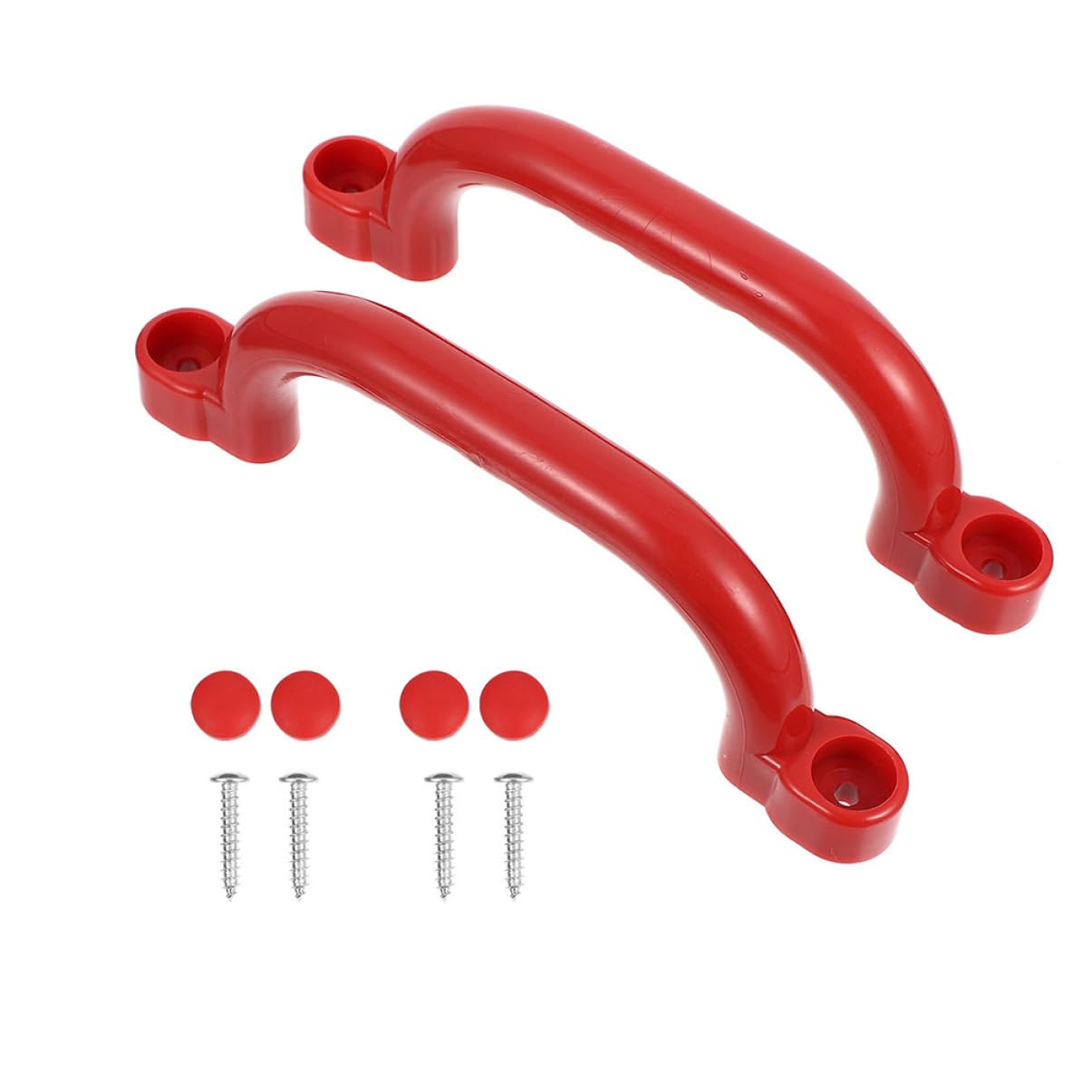 Beatifufu 1Set Non Slip Playground Safety Handles Durable Plastic Grab Handle for Outdoor Climbing Frames and Swing for Jungle Gym Fun