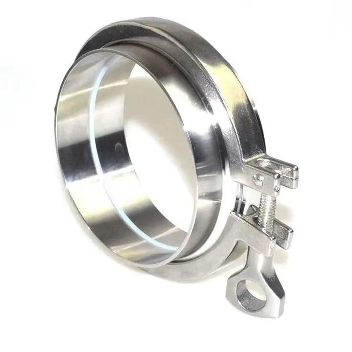 Tri Abrazadera SS, Brida Sanitaria, Virola De Soldadura De Tubería, Triple Abrazadera, Junta De Silicona, Acero Inoxidable SUS SS304(159mm-K183Clamp)