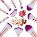 10pcs Unicorn Makeup Brush Set Colorful Cosmetics Brush Foundation Blending Blush Concealer Eyeshadow Face Powder Brush Premium Makeup Brushes Kit Synthetic Bristles
