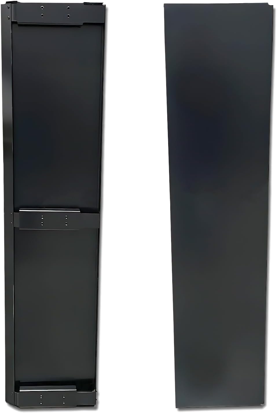 KOZAK Cab Cabin Lower and Upper Sleeper Fairing Pair Set Large (Left Driver Side) Compatible with Kenworth T680 Next GEN 2022 2023+ Plus Logo, 2X 22 Windshield Wipers and KOZAK Vest