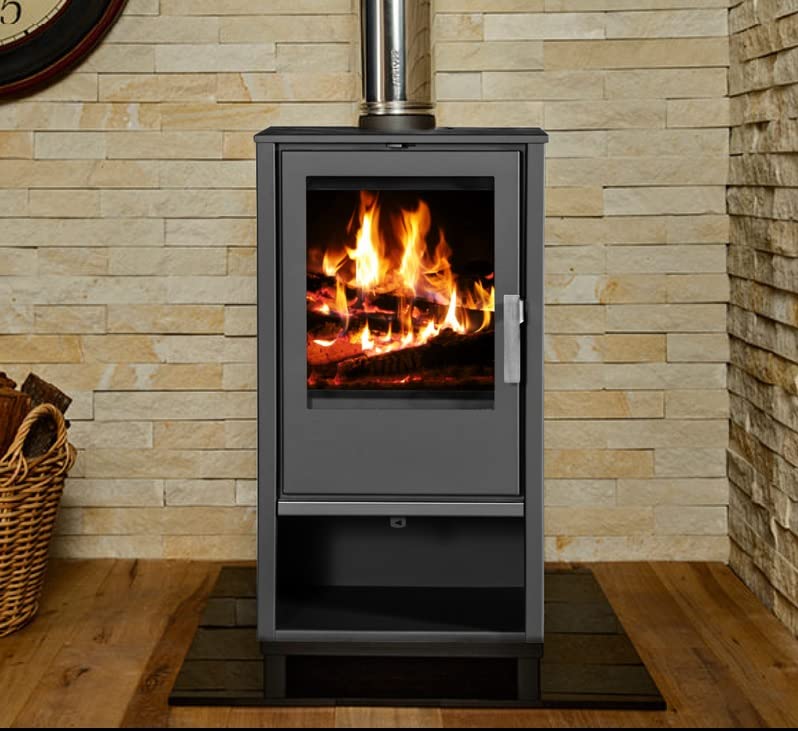 VICTORIA-05 EEK A+ - Stufa Victoria 05 Capri 7,6 KW, grigio