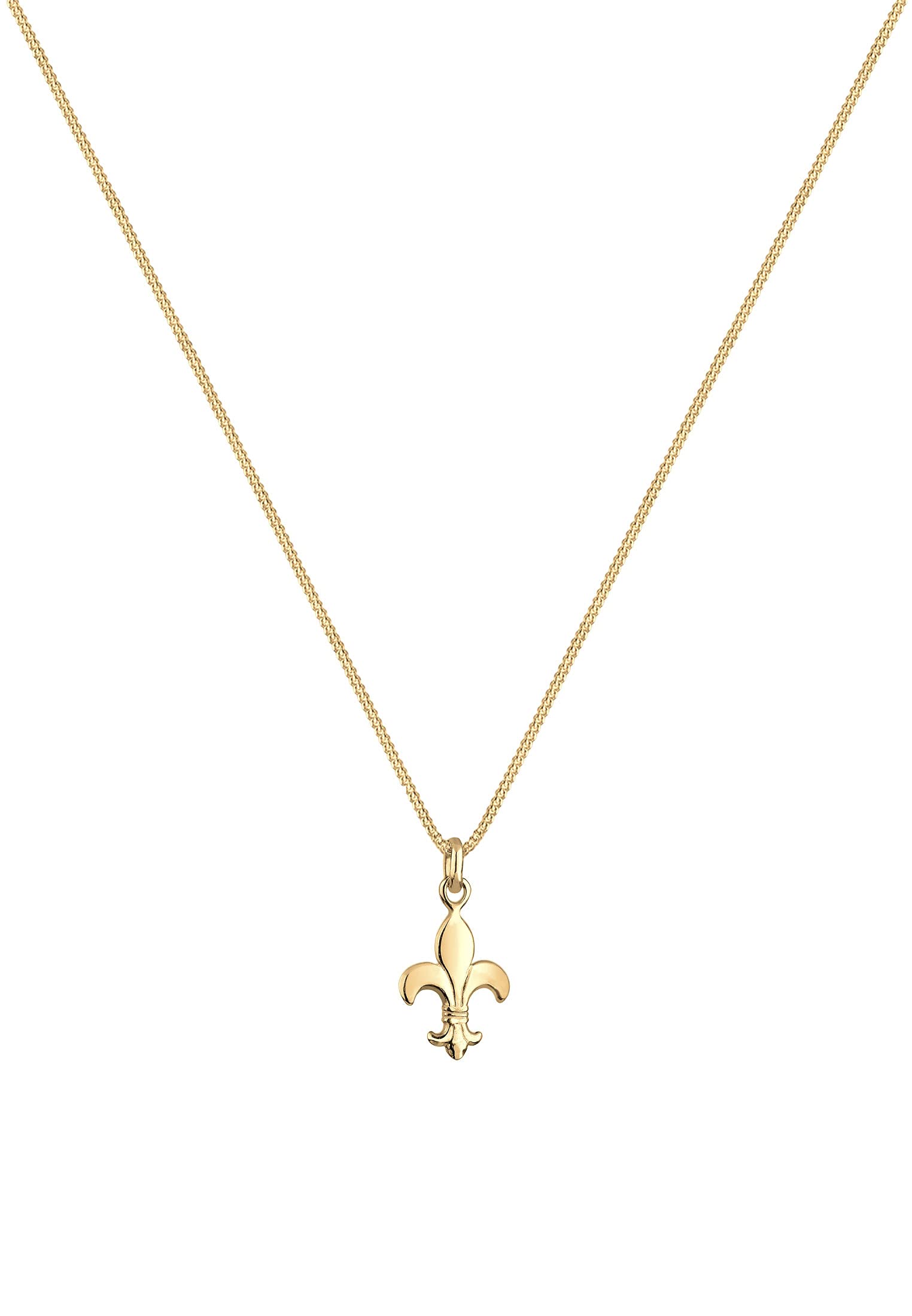 Elli Halskette Damen Schwertlilie Anhänger Klassisch in 925 Sterling Silber