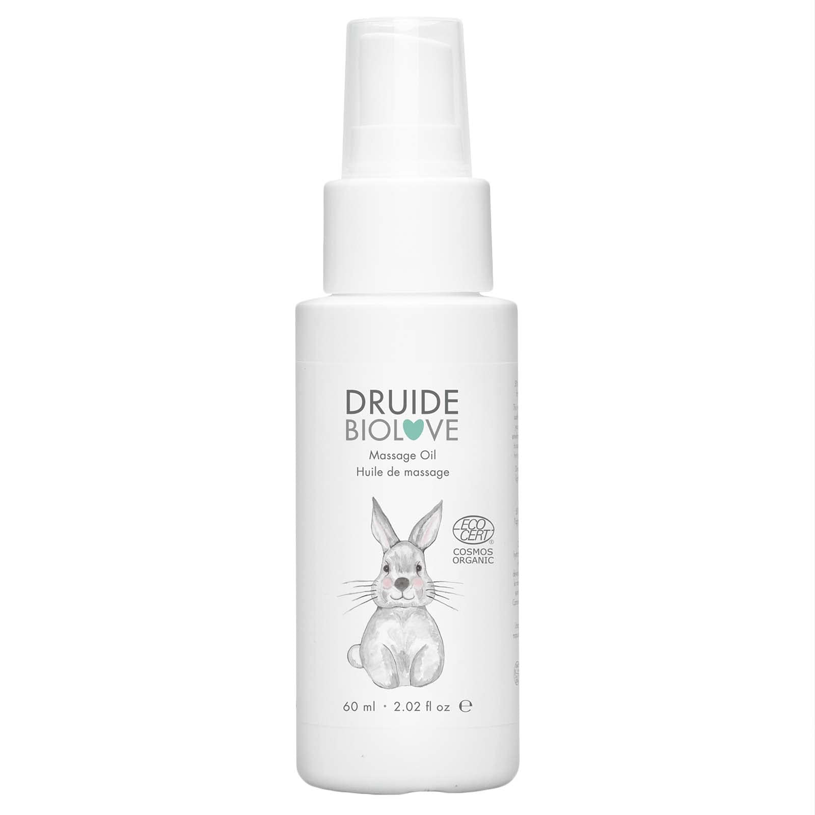 Druide Biolove Organic Baby Oil, Satin-finish Residue-free, All-purpose Skincare Routine with Chamomile, Lavender, Dermatologist-tested, 60ml Spray
