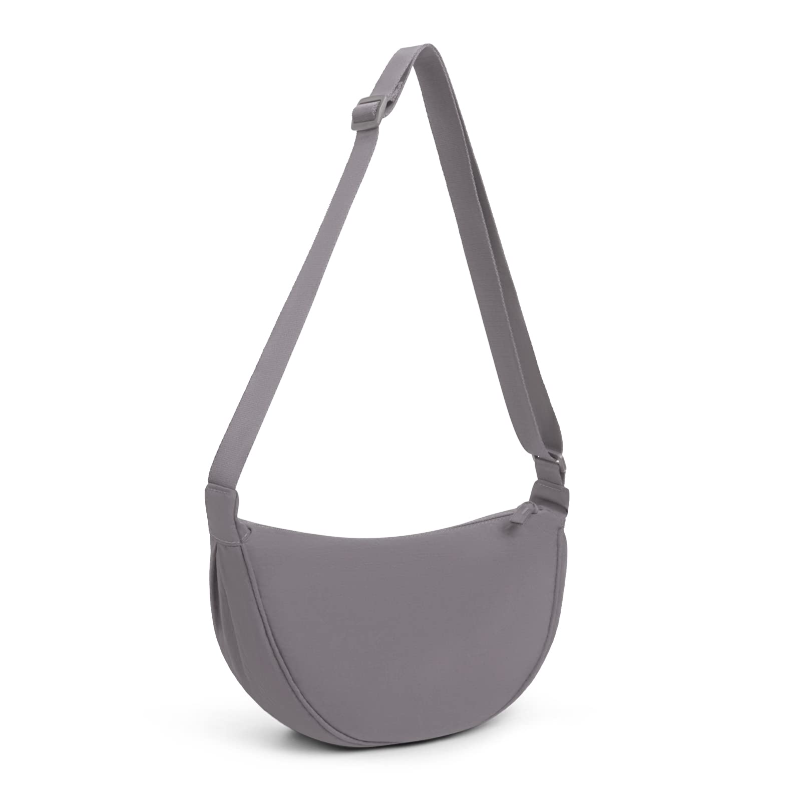 TIAASTAP Damen Halbmond Crossbody Umhängetasche, Unisex Hobo Crossbody Bag, Wasserdichte Leichtes Nylon Bauchtasche mit verstellbarer Schultergurt Für Alltag & Freizeit