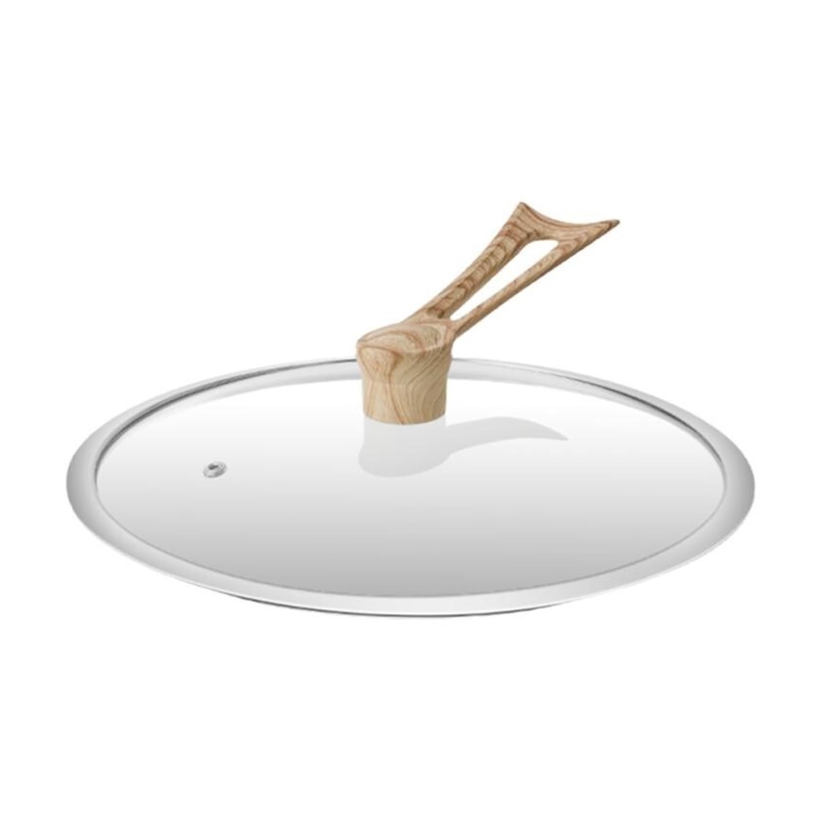 Tapa Universal De Vidrio para Sartenes, Cubierta De Vidrio Templado Grueso para Uso Doméstico, Compatible con Sartenes, Woks, Tapas De Repuesto para Sartenes(Un color-32cm)