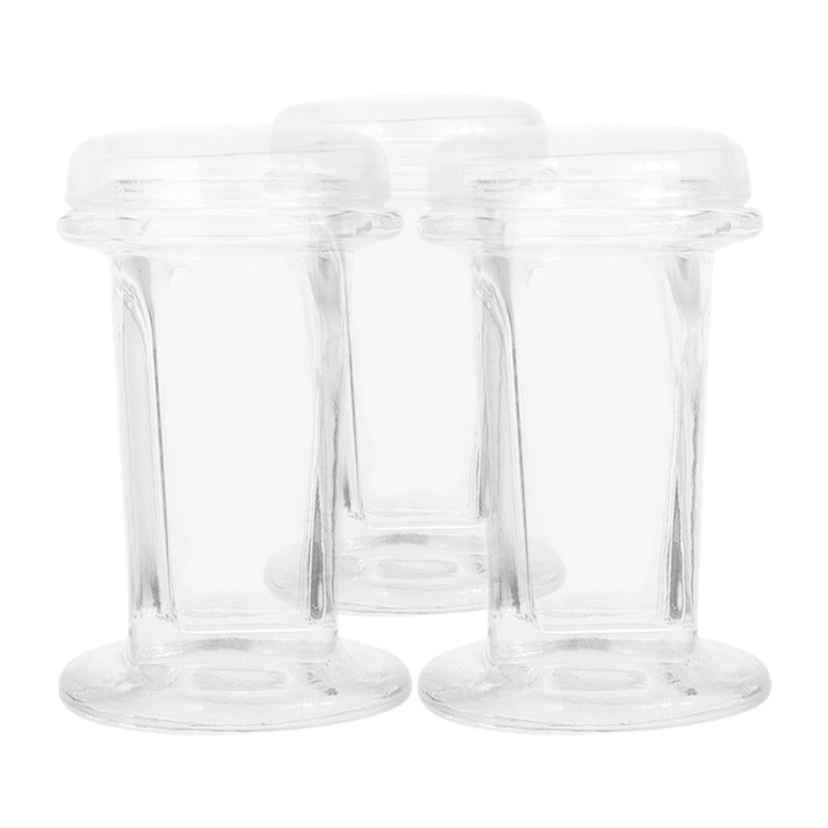 Glas Färbegefäße sicheres und zuverlässiges Laborzubehör mit Deckel für 5 Objektträger 60 Stück für Klinische Labore und Histologie