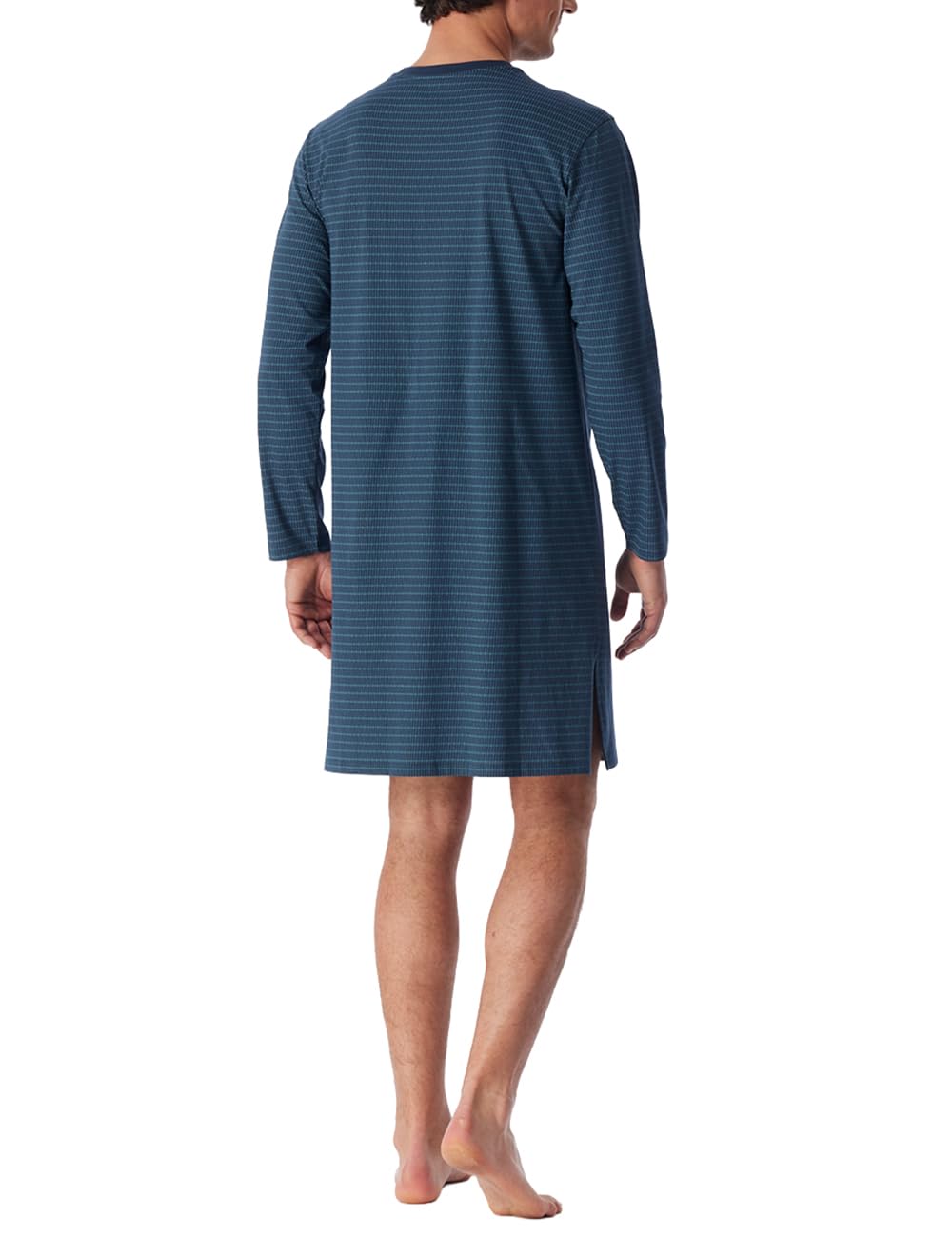 Schiesser Herren Schiesser Men Nachthemd Lang - Comfort Essentials Nachthemd (1er Pack)