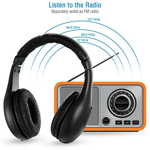 MEISI Fone de Ouvido Sem Fio 5 Em 1 Microfone Rf Sem Fio Chat de Voz Com Redução de Ruído Adequado p