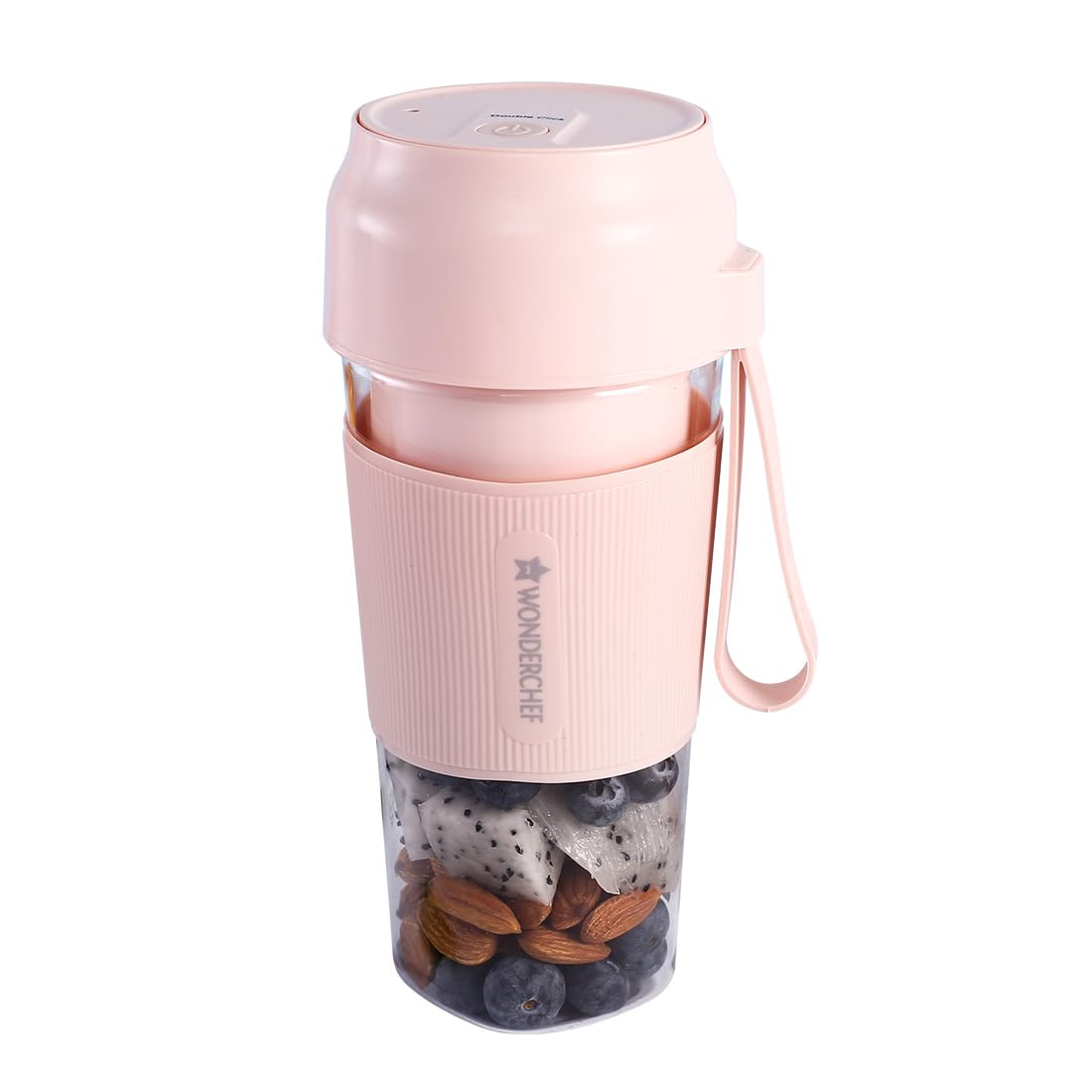 Wonderchef Plastic Nutri-Cup Portable Blender | Usb Charging | Smoothie Maker | Ss Blades | Battery Operated Rechargeable Blender | 300Ml | Compact Size | Pink, In Built Jar, 120 Watts (B0BBRRRXBY) Amazon Price History, Amazon Price Tracker