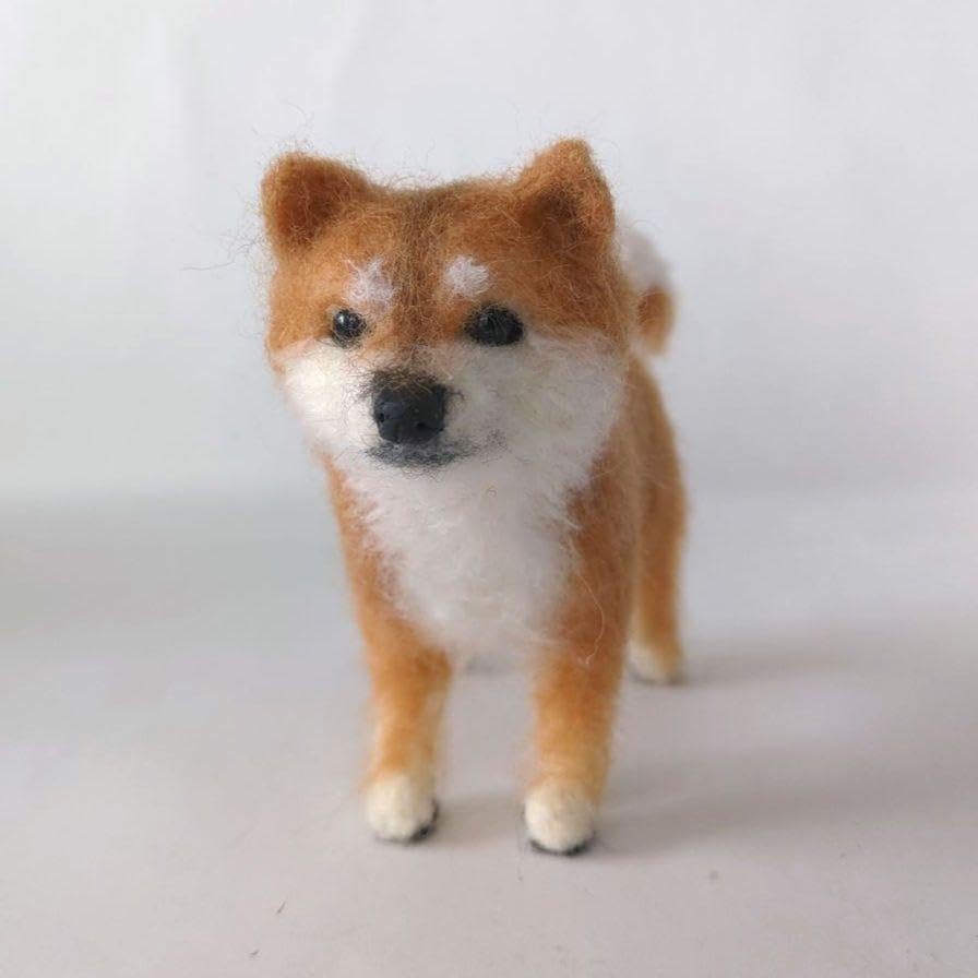 羊毛フェルト 猫 みのむしニャンコのバックチャーム 茶トラ猫ちゃん