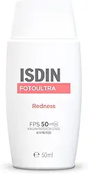 ISDIN Protetor Solar Facial FotoUltra Redness para Peles Sensíveis e Reativas FPS 50-50ml