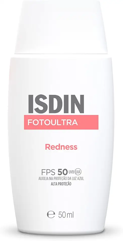 ISDIN Protetor Solar Facial FotoUltra Redness para Peles Sensíveis e Reativas FPS 50-50ml