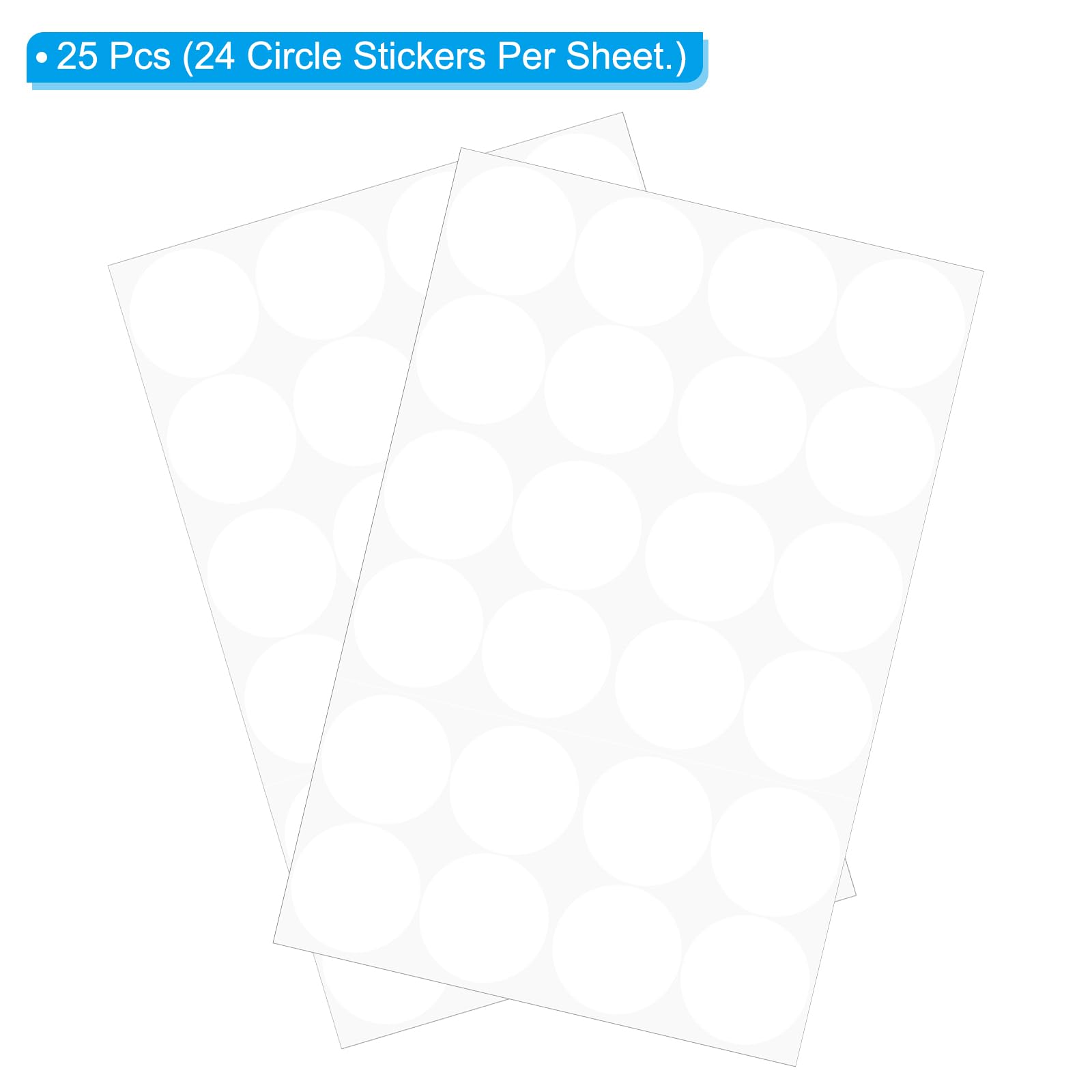 PATIKIL Round Colored Stickers 1.2" - Image 3