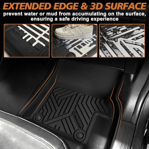 Image of TripleAliners Floor Mats for 2026 2027 Mazda CX-5 CX5 Accessories | for 2026 2027 Mazda CX-5 CX5 Accessories Cargo Liner Protection Heavy Duty TPE Custom Fit Anti-Slip Liners (Floor Mats)