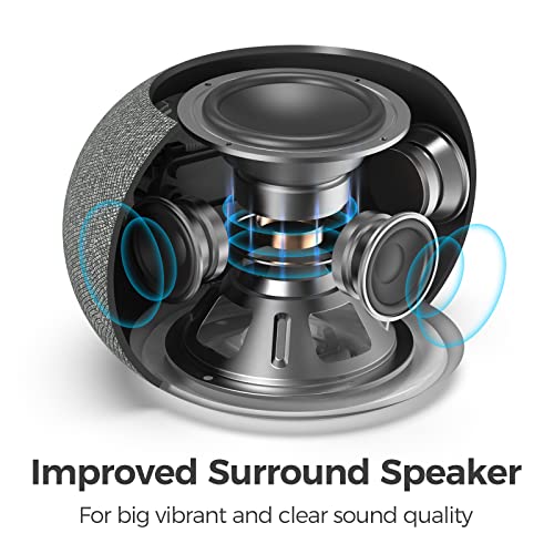 Reacher Auto Dimmable Alarm Clock Radio For Bedrooms, Improved Reception Fm Radio, 9 Color Night Light, 0-100% Dimmer, 7 Wake Up Sounds, Sleep Timer, Small Digital Clock For Bedside #TOP3