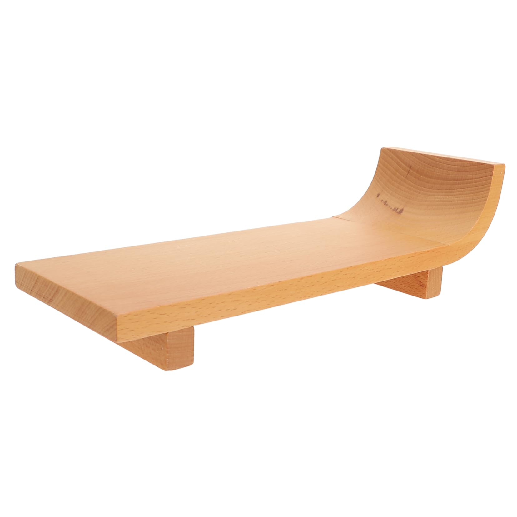 COLLBATH 1pc Sushi Plate Sushi Boat Serving Tray Food Plate Japanese Sushi Tray Decorative Sushi Dish Sushi Serving Plates Sashimi Serving Plate Sushi Serving Tray Snack Tray Khaki