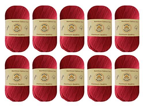 Yonkey Monkey Ruby Red Yarn Review: Is This Bamboo & Cotton Blend Worth It?