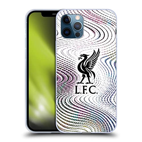 Head Case Designs Funda de gel suave con licencia oficial del Liverpool Football Club Away 2022/23 compatible con Apple iPhone 12 / iPhone 12 Pro Cover