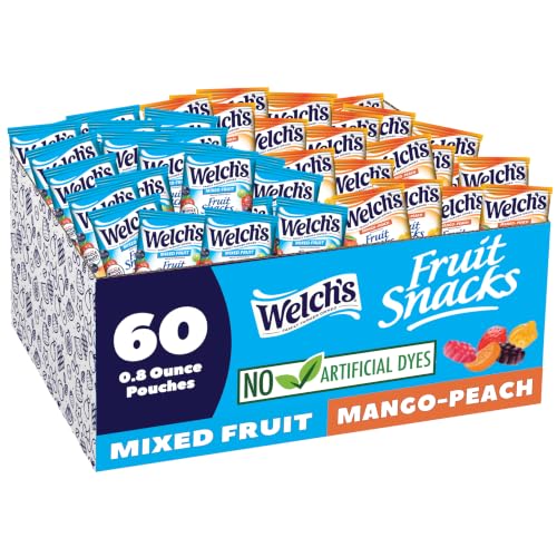 Welch's Fruit Snacks, Mixed Fruit & Mango...