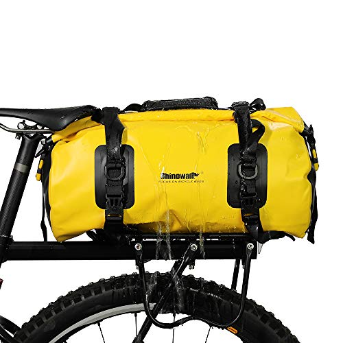Lixada Fahrrad Gepäckträgertasche, Multifunktionale Fahrrad Sitz wasserdichte Fahrradtasche, Umhängetasche, 20L, 46 * 23 * 28 cm, für Radfahren Workout Camping Bootfahren Kajakfahren Travelling Beach