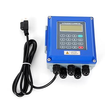 TUF-2000B Digital Ultrasonic Flow Meter IP67 +TM-1 DN50-700mm Portable Liquid Flowmeter 1 Transducers