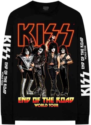 Kiss T Shirt End Of The Road Tour Band Logo New Official Mens