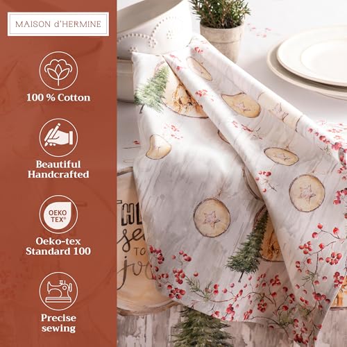 Servilletas de cocina 100% algodón Maison d'Hermine, elegancia para tu comedor 3