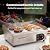 VEVOR Commercial Electric Griddle, 22", 1600W Countertop Flat Top Griddle, Stainless Steel Teppanyaki Grill w/Non Stick Iron Cooking Plate, 122-572? Adjustable Temp Control 2 Shovels & Brushes, 110V