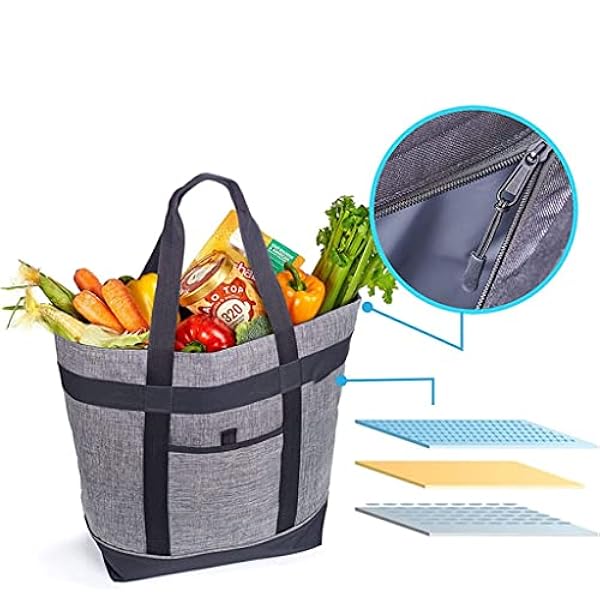 N/A Isolerad kylväska termisk bevarande shoppingväska utomhus resor frysväska frukt picknick kylare