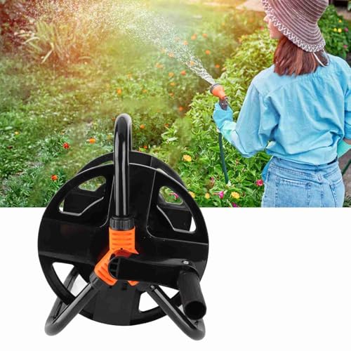 Hose Reel Cart, Hold Up to 20M 1/2''Garden Hose Trolley, Integrated Handle Saving Labour Cart Reel for Car Washing and Outdoor Planting - Image 3
