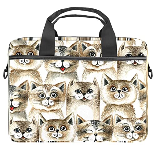 Sac à bandoulière pour ordinateur portable 13,3 pouces floral et vintage bohème
