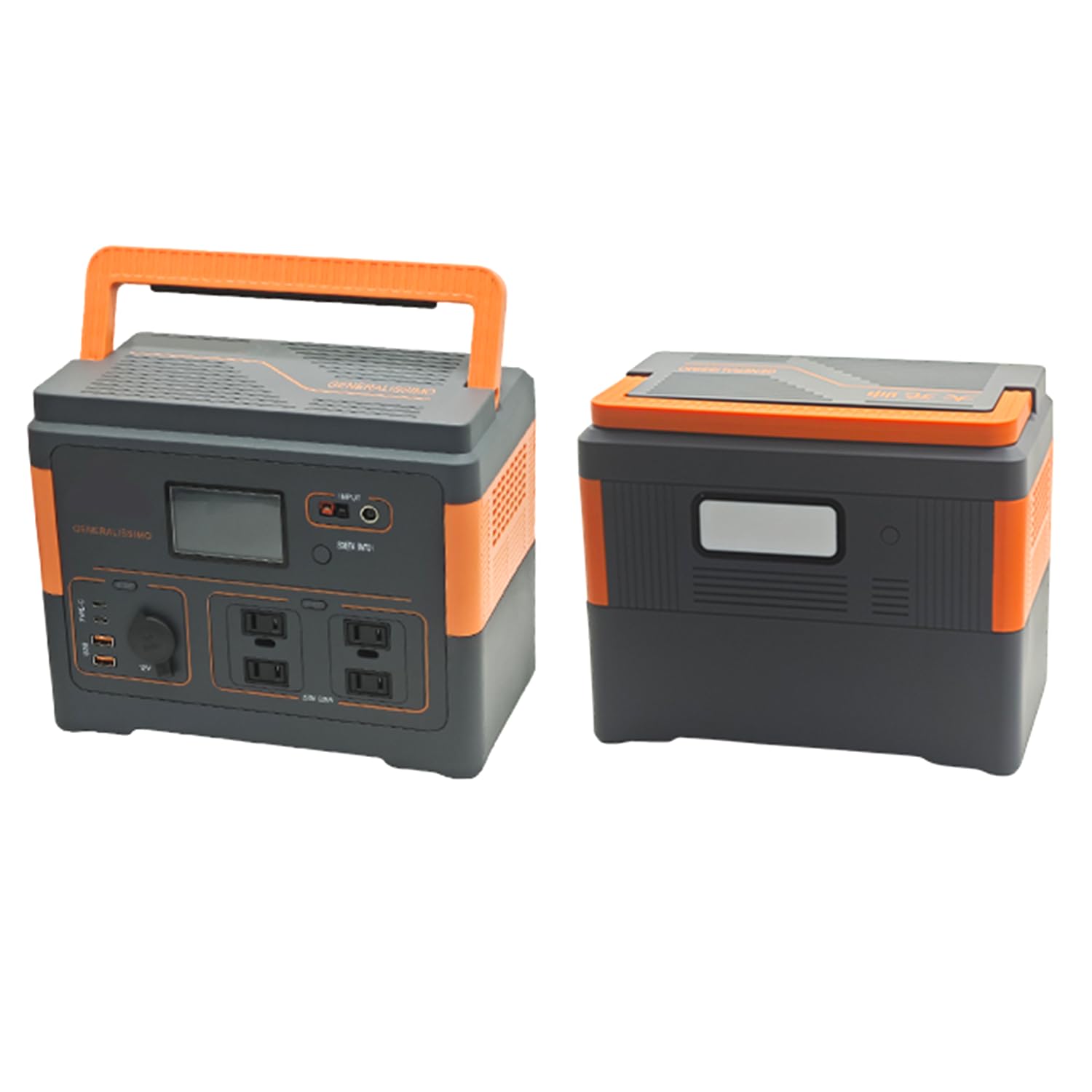 Générateur Électrique Portable 555Wh Station Énergie Solaire Batterie Lithium-ion de Secours Prise CA Onde Sinusoïdale Pure Lumière LED USB Alimentation pour Camping Maison Urgence