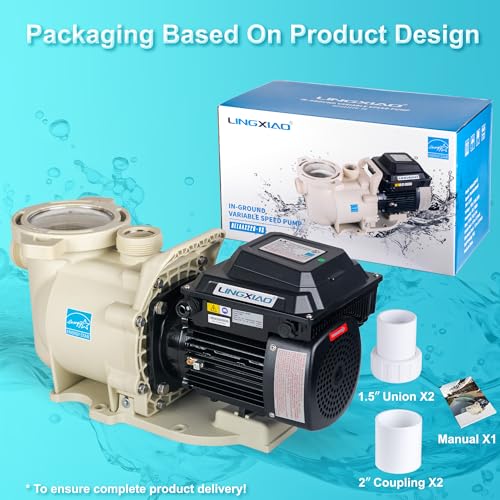 Lingxiao RELAAX220-VS Variable Speed Pool Pump Inground 2Hp thumb #6