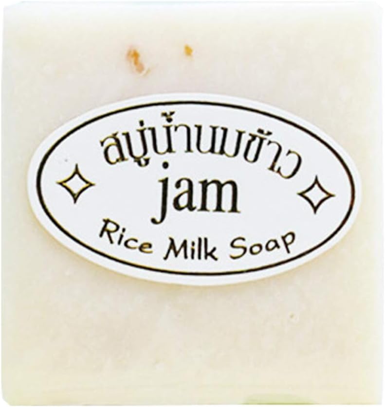 Faxiang Natural Handmade 60g Rice Milk Soap Thailand Rice Soap Whitening Moisturizing Bathing Skin Cleansing Milk Soap