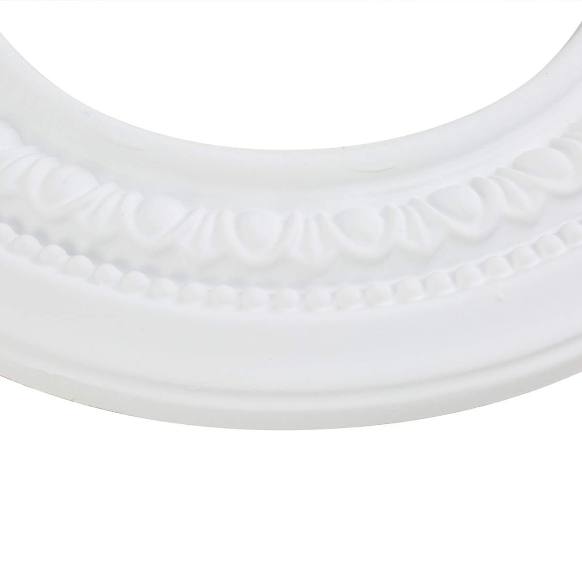 Renovators Supply 9 x 5 Recessed Light Trim Medallion White — Amazon image 7