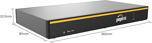 Miniatura 4 de Peplink B-One Gigabit Dual WAN Router WiFi para Internet inalámbrico  Rendimiento de 1 GBps  2 puertos WAN 2X, puerto LAN 4X, WiFi MIMO de doble