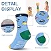 GRPSKCOS Toddler Non Slip Socks- 12 Pairs Anti Skid Toddler Socks Cute Crew Grips Sock for 1-7 Years Boys Girls Children（#1 Car Style, 6-12 Months）